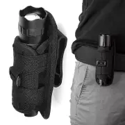 Tactical Flashlight Holster Belt Clip Pouch Hunting Light Holder 360° Adjustable