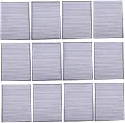 12pcs Nordic Striped Cloth Napkins Washable Table Mats Soft Absorbent for Home Dorms Restaurants Stylish Decorative Stripes for Dining Easy Maintenance