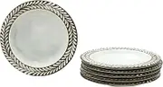 New (Amazon.co.jp Exclusive) [Commercial Use] Dish Series That Makes You Feel Like A Mountain Hut 6.3 inches (16 cm), Bread Plate (Titan Gray) Set of 6