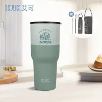 在飛比找博客來優惠-【IKUK 艾可】陶瓷珍奶冰壩保溫杯900ml-小熊珍奶杯 