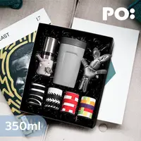 在飛比找PChome24h購物優惠-【PO:Selected】丹麥手沖咖啡三件禮盒組(隨行保溫咖