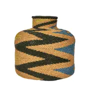 Belle Akio Paper Rope Handwoven Indoor Storage Basket Home Decor 40x46cm