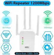 Wifi Range Internet Extender 1200Mbps 5G Wireless Repeater Signal Booster Router