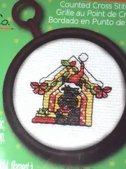 Studio 18 Mary & Co Counted Cross Stitch Dog House Christmas Scottish Terrier