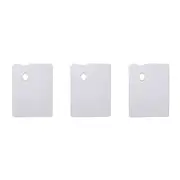 3x Jasart Rectangle Oil/Acrylic Painting Wooden Palette Art/Craft 40cm Med White