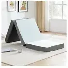 4-Inch Folding Mattress with Carry Bag Outdoor Portable Travel Camping Guest