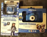 NEW ! Set Of 2! VIVITAR Kids Tech Ultimate Action Camera and Kidzcam Camera!