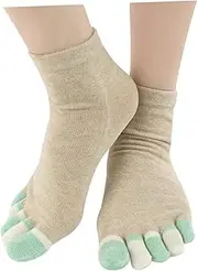 [VALICLUD] Tube Toe Socks Thermal Socks Individual Toe Socks Funny Cotton Socks Kid Socks Toe Socks Toe Socks Cotton Toe Socks Toe Socks No Show Five Toe Socks Woman Pink