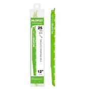 12-Inch Pruning Reciprocating Saw Blades, 5 TPI, 25-Piece