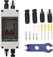 QANYEGN Disconnect Switch, Solar Disconnect Switch Circuit Breaker, Outdoor Disconnect Switch Breaker Box for Outdoor and Home (40A)