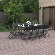 Patio Furniture Sets 11 Piece Outdoor Dining Set Steel
