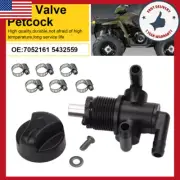 Valve Fuel Tank Petcock 3Way & NUT Knob Fit 00-06 Magnum 330 500 4x4 Polaris 325