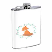 Classy Fox Em1 Flask 8oz Stainless Steel Hip Drinking Whiskey