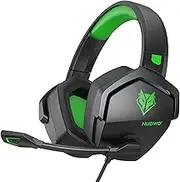 NUBWO N16 Gaming Headsets for Xbox, PS5, PS4, PC, NS, Mac - Over Ear Headphones with Microphone, Stereo Sound, Wired Xbox Headet with 3.5mm Audio Jack
