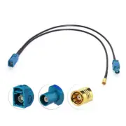 DAB + FM/AM Car Radio Active Aerial Antenna Converter Splitter Fakra RG174 30cm