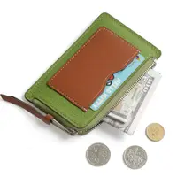 在飛比找蝦皮購物優惠-真皮零錢包 硬幣零錢袋 頭層牛皮拉鍊小錢包 女卡夾 卡片包 