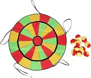 Toddmomy 1Set Outdoor Toss Game of Target Board with Sticky Balls Fun Sports for Improves Coordination Develops Motor Skills Encourages Teamwork for