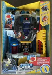 Fisher-Price Imaginext DC Super Friends Ultimate Headquarters Playset Sounds NEW
