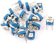 Aexit 20Pcs (Potentiometer) 5K Ohm 3 Terminals Trimmer Potentiometer (27ry651qf405) Adjustable Resistor