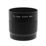For Canon Powershot G10 G11 G12 Filter Adapter Tube Ring 58mm Metal Replacement For La-dc58k Lens Protector Extension Tube