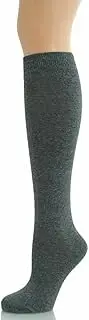 [ProActive Sports] 6 Pairs Girls' Knee High Socks - Size 4-6 UK - Soft Cotton School Uniform Socks for Back to School, Uniform, Party Wear