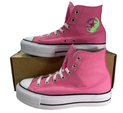 Converse by YOU Chuck Taylor Platform Lift Hi PINK Sneaker Women Size 8.5