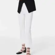 New SPANX Classic White Pull On Kick Flare PantsWomen's Medium Office Casual