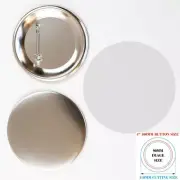 100mm Metal Pin Back Button 100 Sets/Pack Badge (Metal Base)