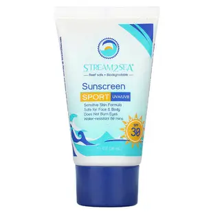[iHerb] Stream2Sea Sunscreen, Sport, SPF 30, 1 fl oz (30 ml)