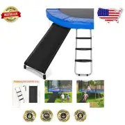 Trampoline Accessory Combo: Sturdy Slide & Slip-Resistant Ladder for Kids