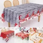 Table Placemat Christmas Tablecloth Rectangular Table Linen Cartoon Tablecloth