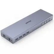 Unitek V306A HDMI KVM 4-in-1-Out Switch & Supports 4K 60Hz UHD. Includes 4x