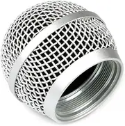 1 Pack Replacement Microphone Mesh Grill,Microphone Ball Head Grille for Shure PG58,PGA58,PGA48