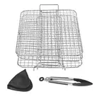 2X(Air Fryer Rack for Foodi Grill XL Air Fryer, Multi-Layer8780