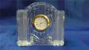 MIKASA COTILLION FROST CRYSTAL QUARTZ CLOCK HAND CUT