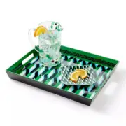 Gorgeous! Arrow Geo Green Melamine Tray Diane von Furstenberg DVF for Target