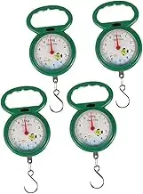 BESTOYARD 4Pcs Portable Luggage Scale Plastic Hook Weighing Tool for Travel Spring Scale Easy to Operate Safe and Material Compact and Lightweight for Home and Outdoor Use