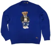 BRAND NEW Polo Ralph Lauren Men’s Cotton Teddy Bear Sweater Size Large