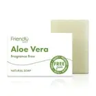 Friendly Soap: Aloe Vera Natural Soap Bar Fragrance-free (3.35 oz) Made in UK
