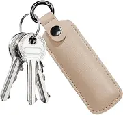 Flash Drive Case, Flash Drive Case - Small Portable Carrying Case, Protective Box for USB Drives, Leather Case with Keychain for Owners