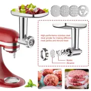 Food Grinder Attachment Kit Meat Grinder Attachment Food Grade Metal suEqy