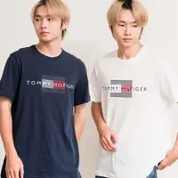 在飛比找momo購物網優惠-【Tommy Hilfiger】男版 線條國旗 文字LOGO