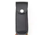 Leather Sheath SHE-2033225 Black 5" Plain Belt Knife Sheath New in Package