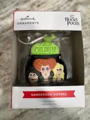Hallmark Hocus Pocus Cauldron Sanderson Sisters Christmas Ornament NEW