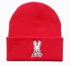 BAD BUNNY BEANIE HATS COTTON PINK A1