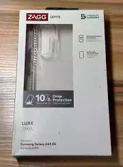 (2) Qty Open Box ZAGG Gear4 Luxe Clear Case for Samsung Galaxy A54 5G MSRP $70