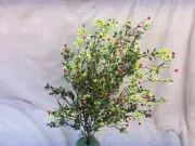 22" HANGING GREENERY BERRY BUSH (x7 STEM) (PLASTIC) ARTIFICIAL FLOWERS