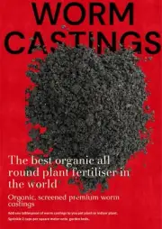 2KG Premium Worm Castings with Cocoons boosting your garden Ecosystem.