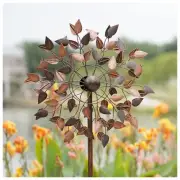 Yard Garden Wind Spinners - Large Wind Spinners Outdoor Metal, Kinetic Lawn P...