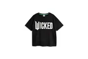 Wicked Womens/Ladies Short-Sleeved Long Pyjama Set (Black) (XS R)